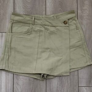Zara Khaki Women's Skorts